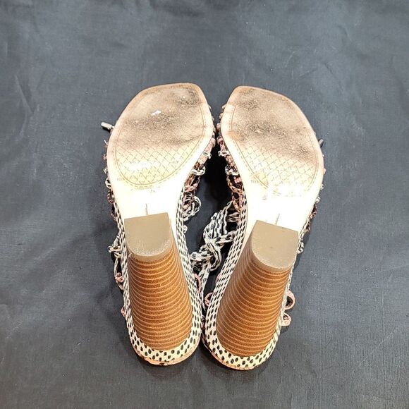 JESSICA SIMPSON WOMEN'S MALAYE BLOCK WRAP-UP SANDALS G1 - Picture 14 of 16